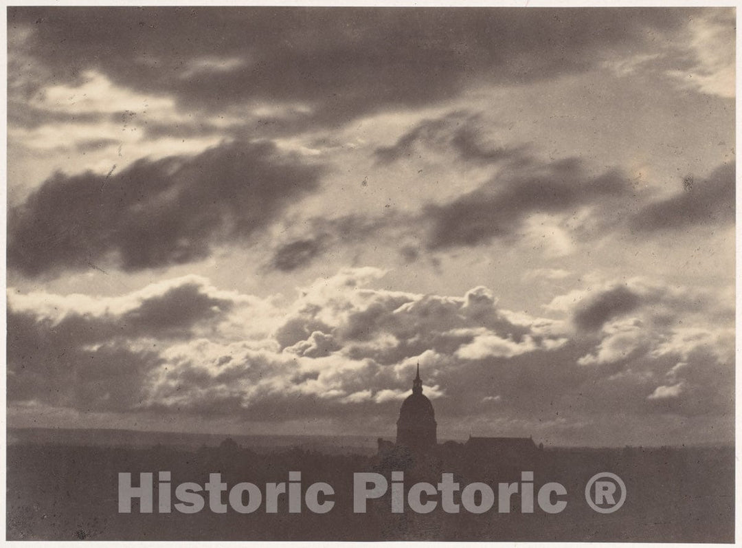 Photo Print : Charles Marville - Etude de ciel 1 : Vintage Wall Art
