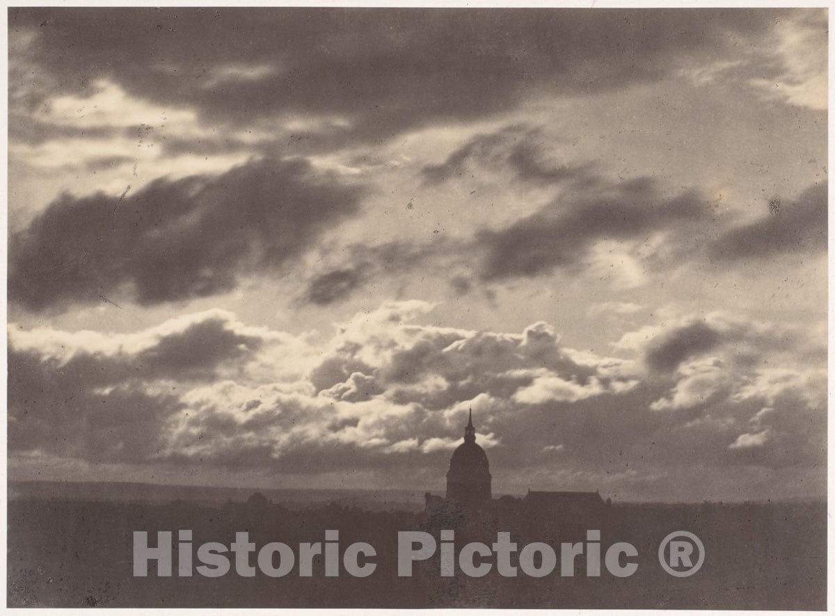 Photo Print : Charles Marville - Etude de ciel 1 : Vintage Wall Art