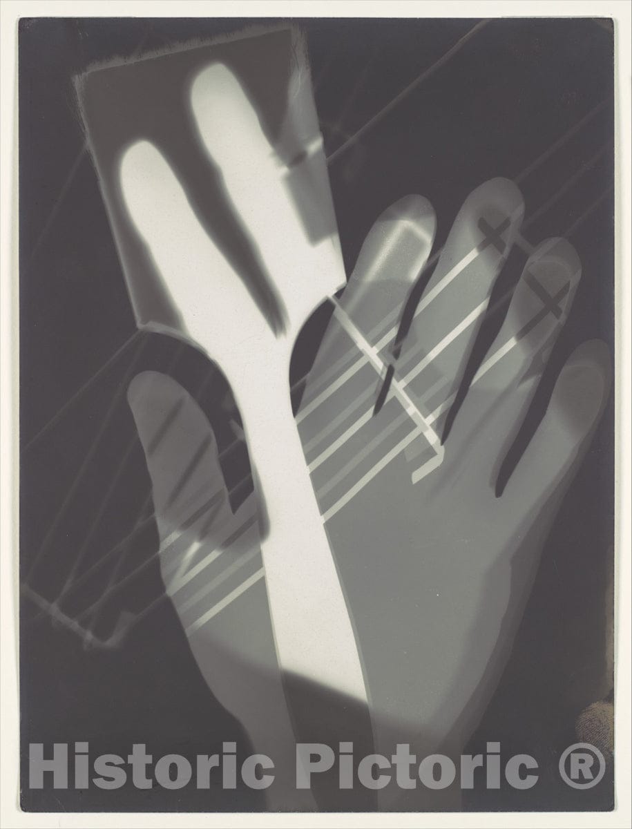 Art Print : László Moholy-Nagy - Fotogramm 3 : Vintage Wall Art