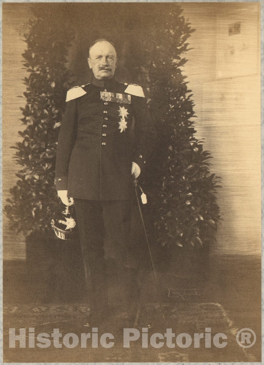 Photo Print : Frank Eugene - H.R.H. King Friedrich August of Saxony, Taken Shortly Before Dethronement : Vintage Wall Art