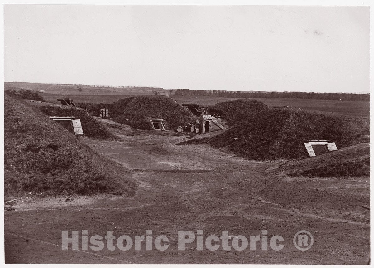 Photo Print : William Frank Browne - Fort Darling, James River v.1 : Vintage Wall Art