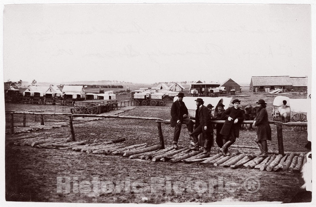 Photo Print : Formerly Mathew B. Brady - Fort Ellsworth, Alexandria, Virginia : Vintage Wall Art