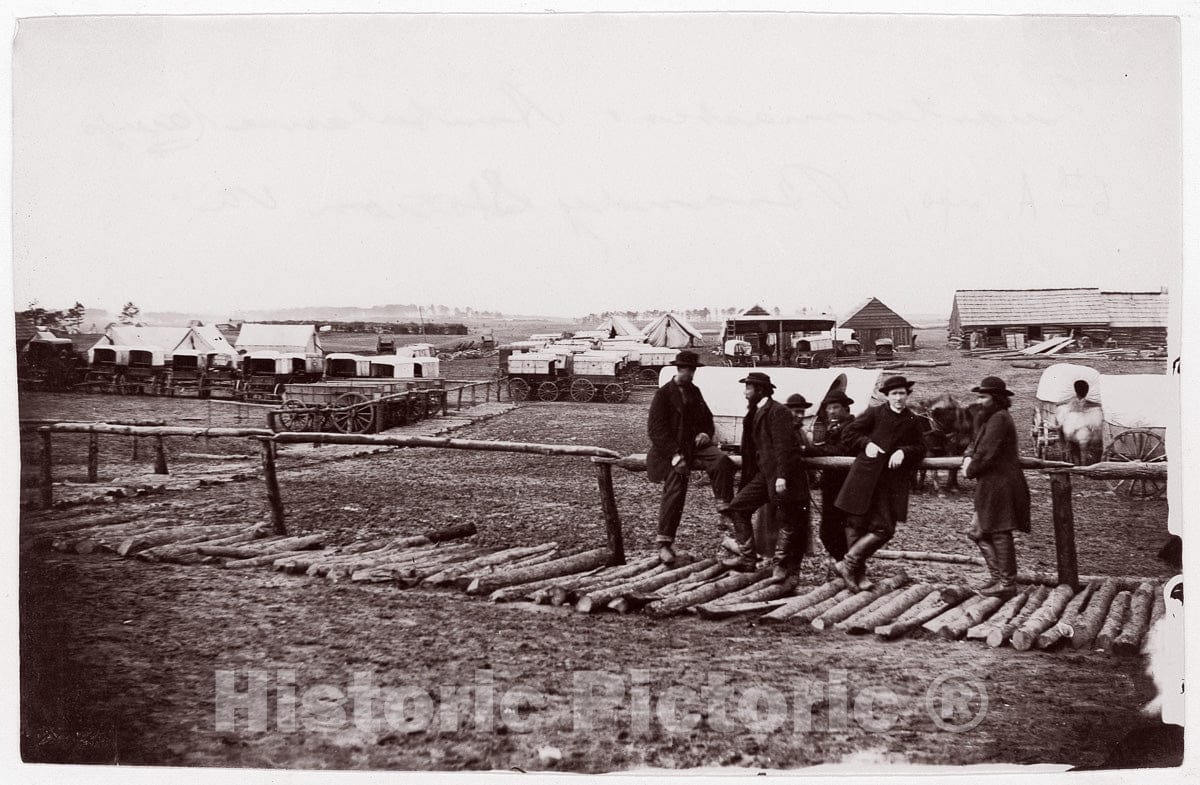 Photo Print : Formerly Mathew B. Brady - Fort Ellsworth, Alexandria, Virginia : Vintage Wall Art