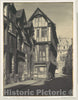 Photo Print : Frederick H. Evans - Maison Jeanne d'Arc, Rouen : Vintage Wall Art