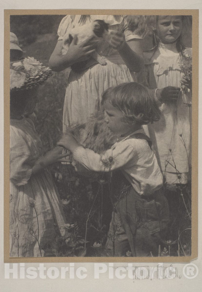 Photo Print : Gertrude Käsebier - Happy Days : Vintage Wall Art