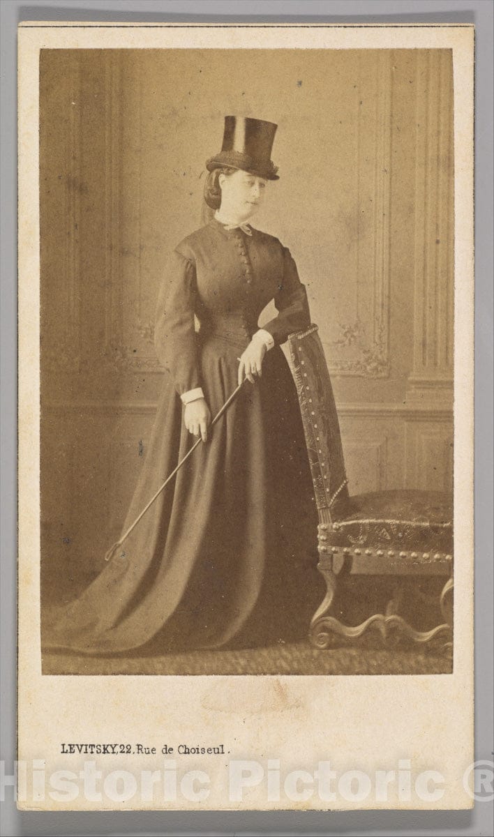Photo Print : Sergei Luvovich Levitsky - Empress Eugénie 2 : Vintage Wall Art