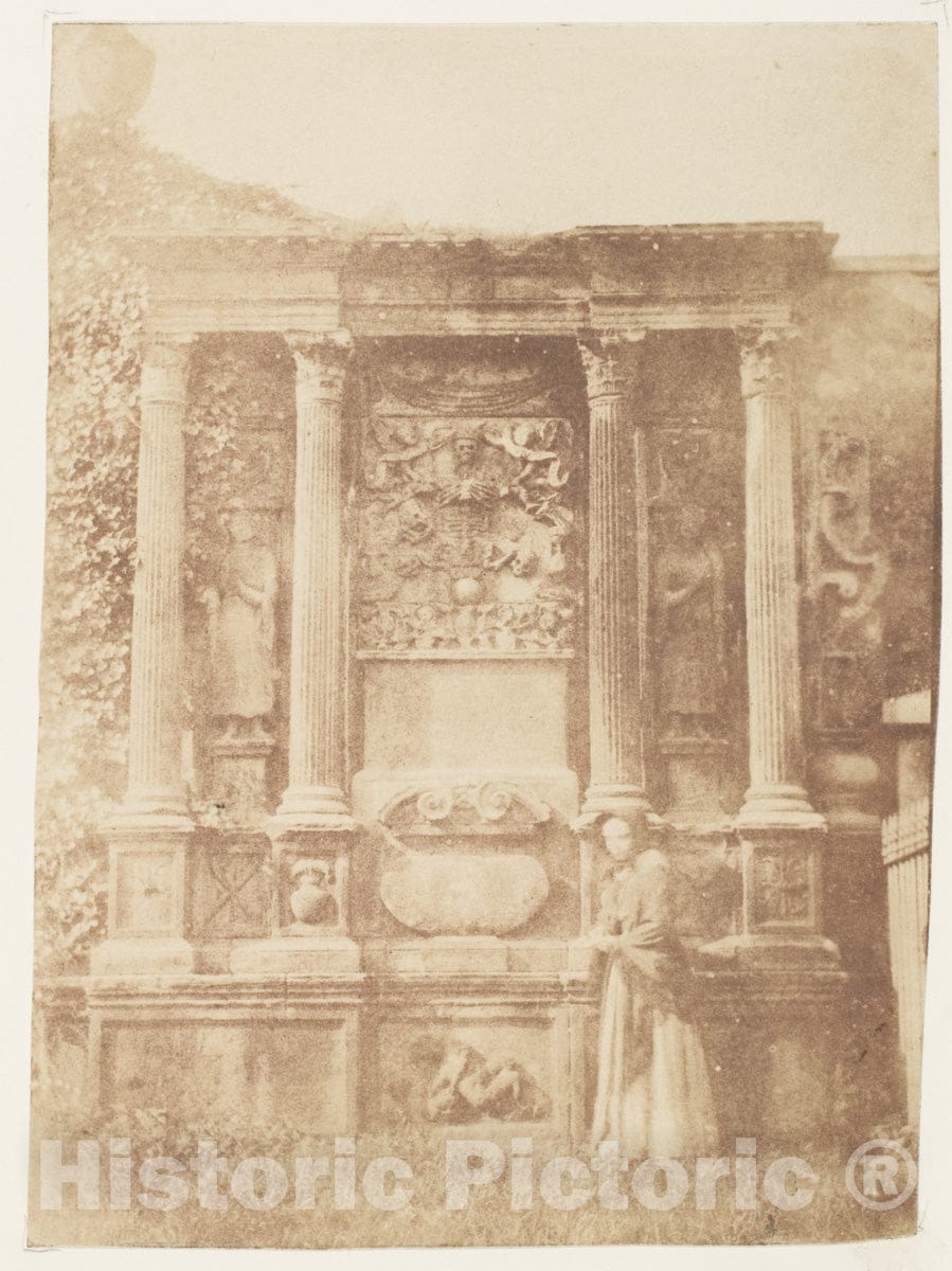 Photo Print : Hill and Adamson - Edinburgh. Greyfriars' Churchyard - 407658 : Vintage Wall Art