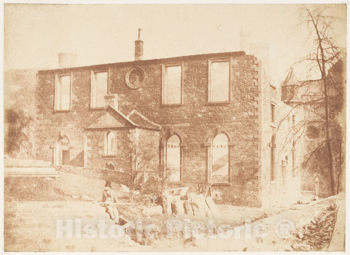Photo Print : Hill and Adamson - Edinburgh. The Orphan Hospital : Vintage Wall Art