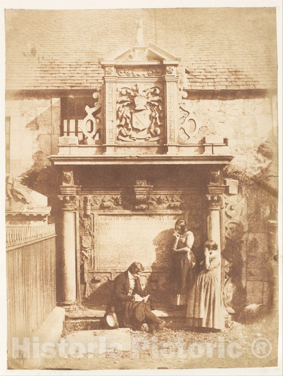 Photo Print : Hill and Adamson - Edinburgh. Greyfriars' Churchyard - 407800 : Vintage Wall Art