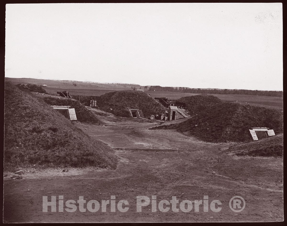 Photo Print : William Frank Browne - Fort Darling, James River v.2 : Vintage Wall Art