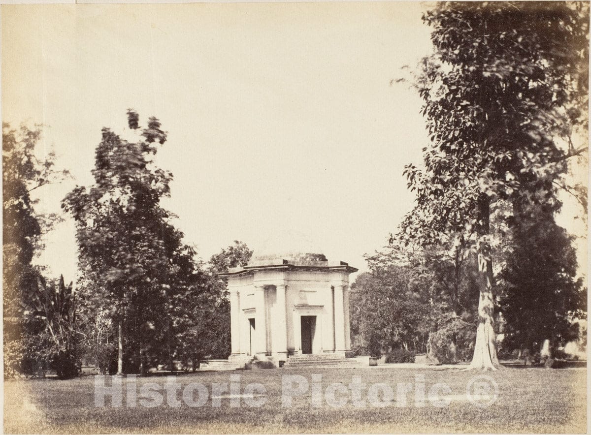 Photo Print : Captain R. B. Hill - Entrance to Botanical Gardens, Calcutta v.1 : Vintage Wall Art