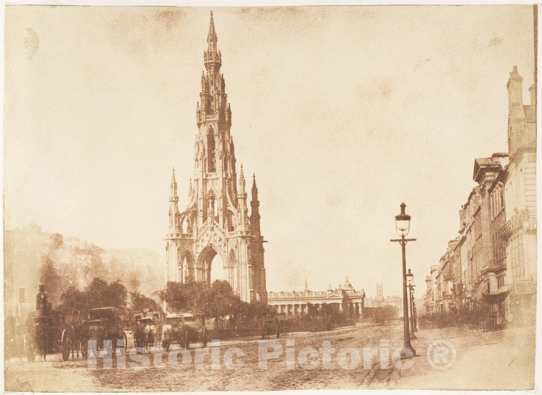 Photo Print : Hill and Adamson - Edinburgh. The Scott Monument 1 : Vintage Wall Art