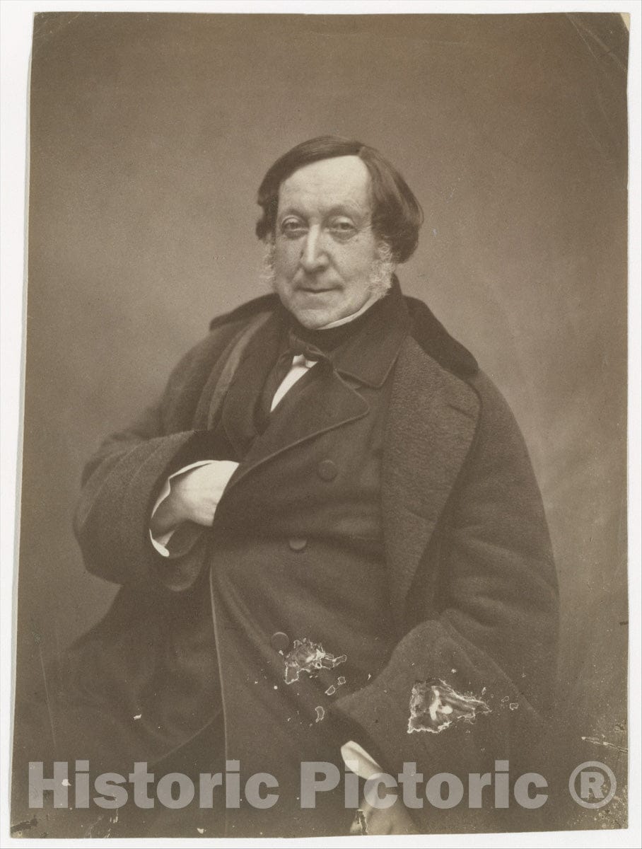 Photo Print : Nadar - Gioacchino Rossini : Vintage Wall Art