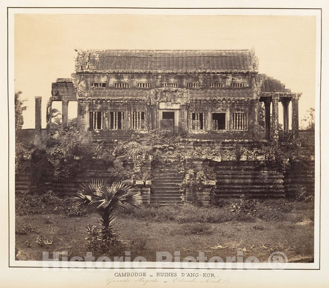 Photo Print : Emile Gsell - Grande Pagode - Edicule Nord : Vintage Wall Art