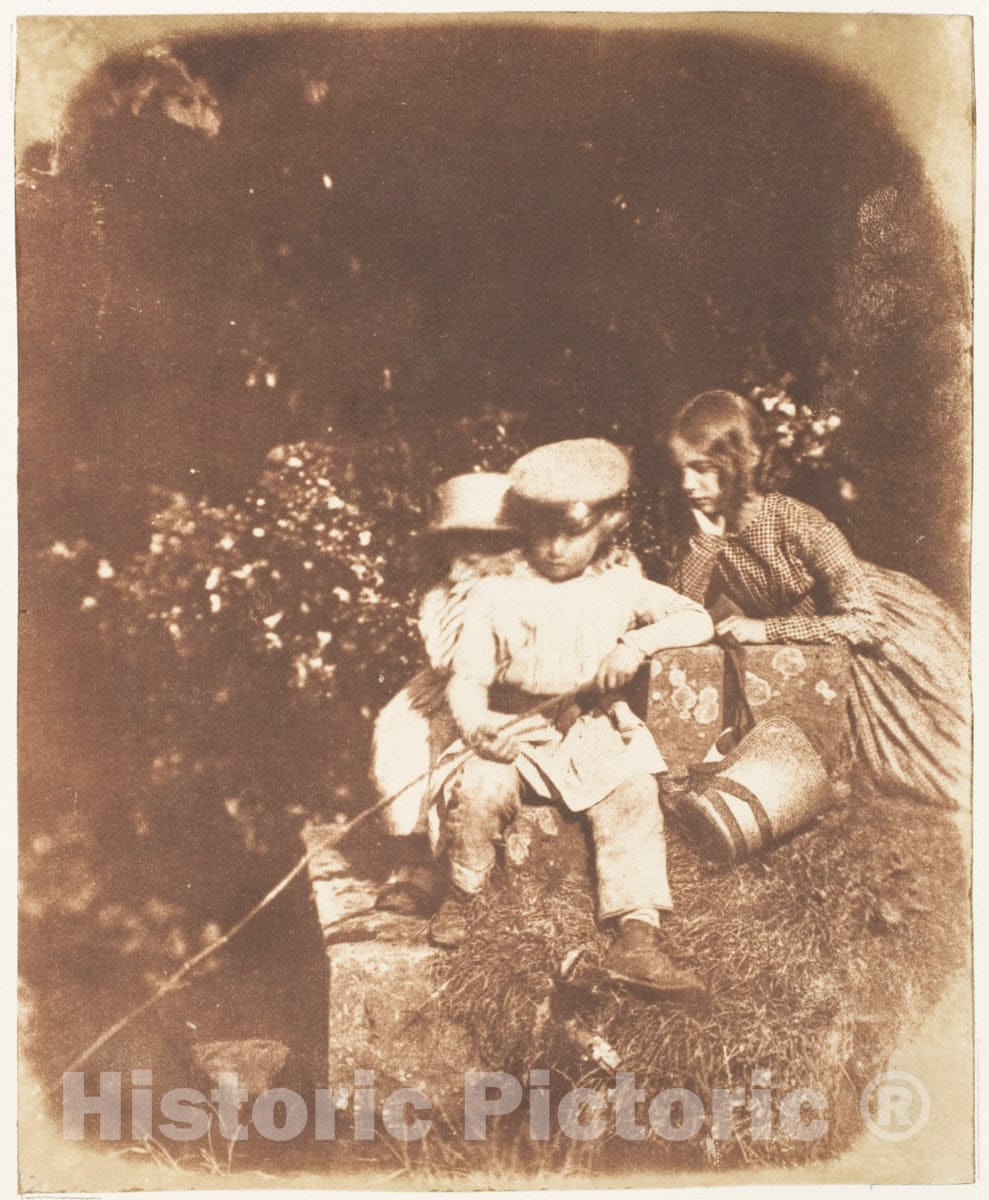 Photo Print : Hill and Adamson - Finlay Children : Vintage Wall Art