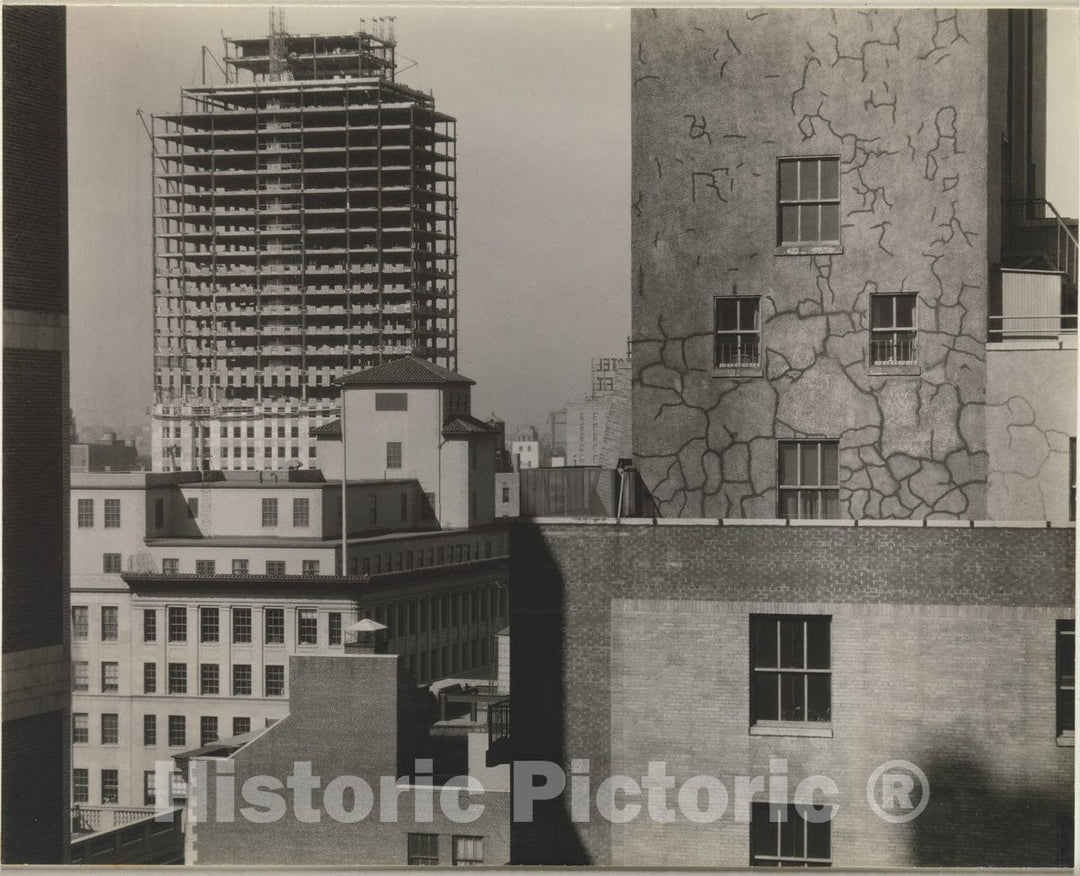 Photo Print : Alfred Stieglitz - from My Window at an American Place, Southwest : Vintage Wall Art