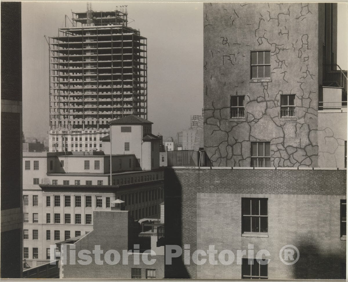 Photo Print : Alfred Stieglitz - from My Window at an American Place, Southwest : Vintage Wall Art