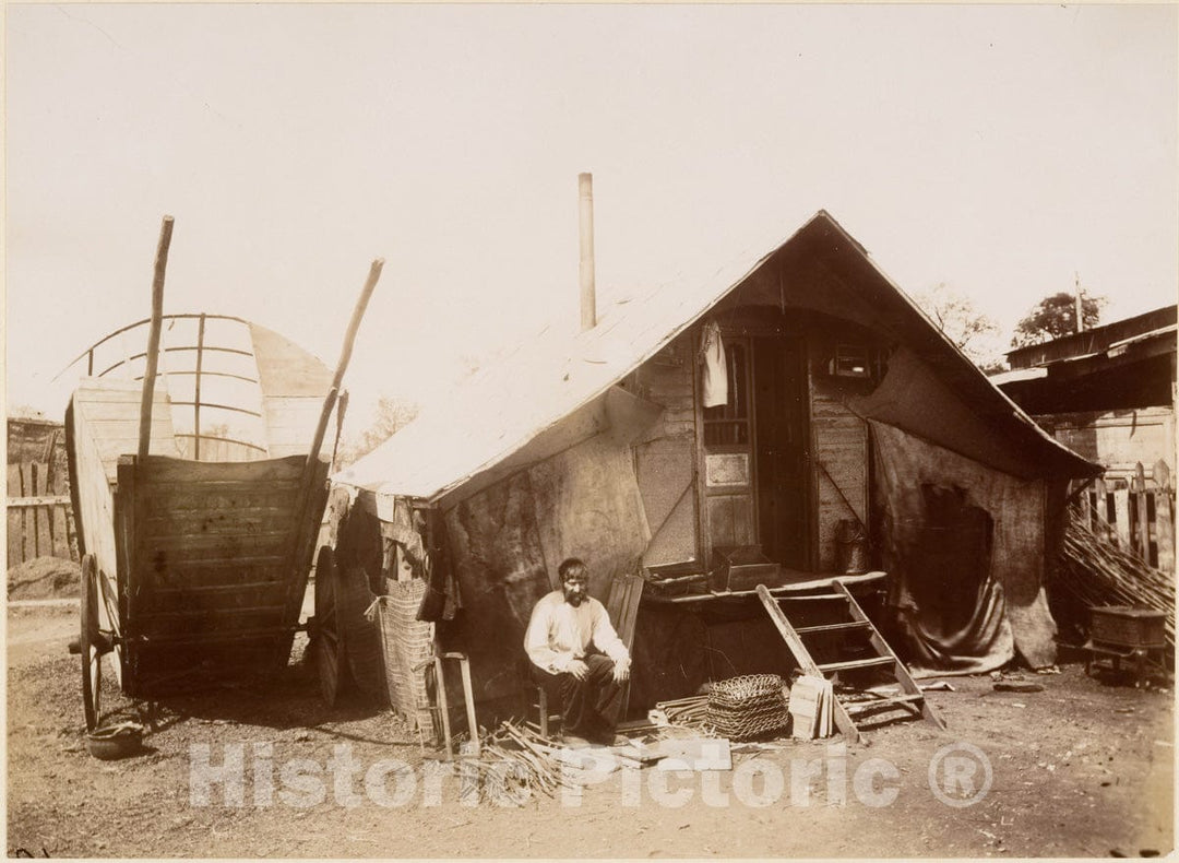 Photo Print : Eugène Atget - Vannier : Vintage Wall Art