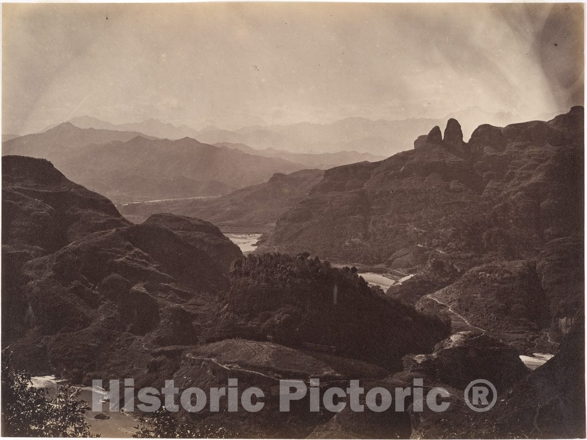 Photo Print : John Thomson - Heaven Ascending Peak Near Sing-Chang : Vintage Wall Art