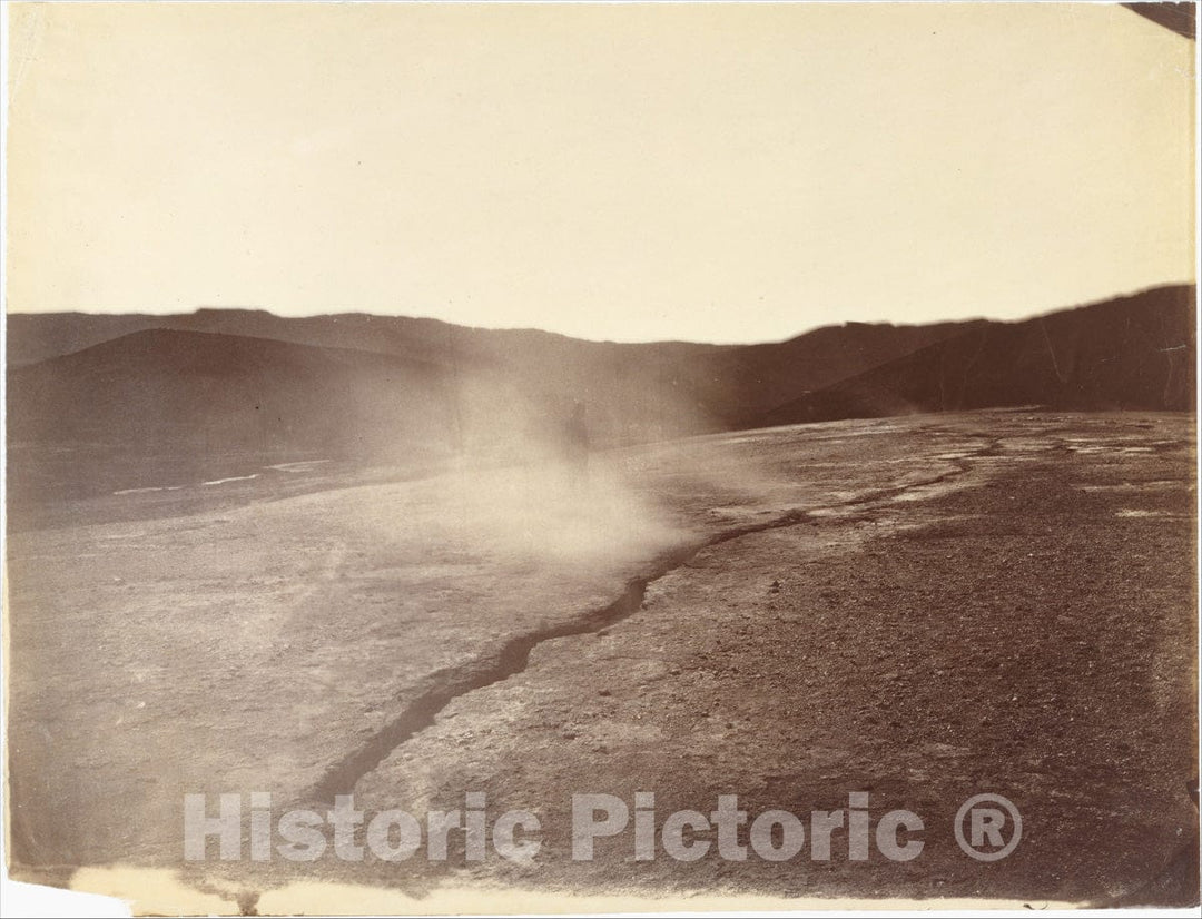 Photo Print : Timothy H. O'sullivan - Fissure Vent at Steamboat Springs, Nevada : Vintage Wall Art