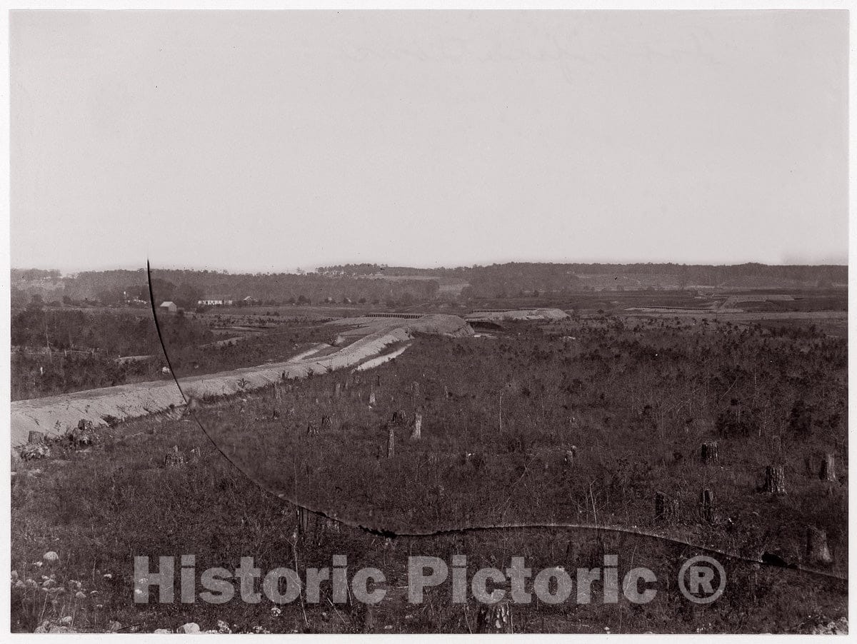 Photo Print : Formerly Mathew B. Brady - Fortifications v.2 : Vintage Wall Art