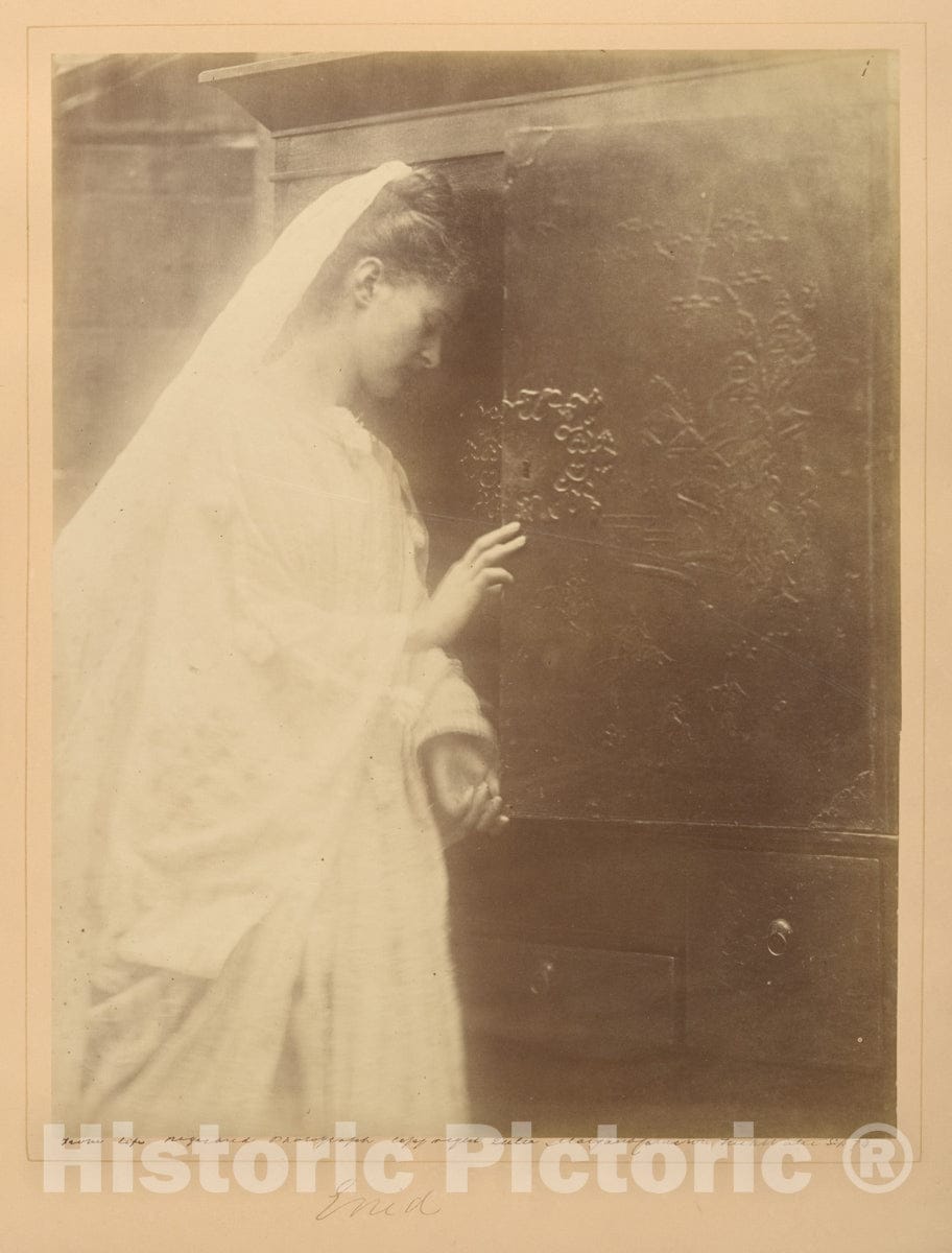 Photo Print : Julia Margaret Cameron - Enid : Vintage Wall Art