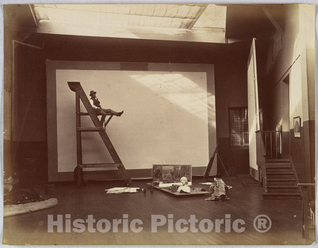 Photo Print : Edmond Bénard - François Flameng : Vintage Wall Art