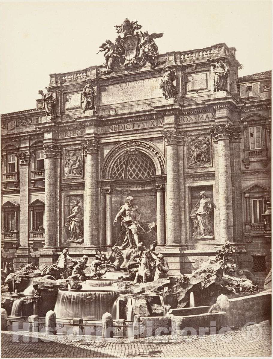Photo Print : Eugène Constant - Fontana di Trevi : Vintage Wall Art