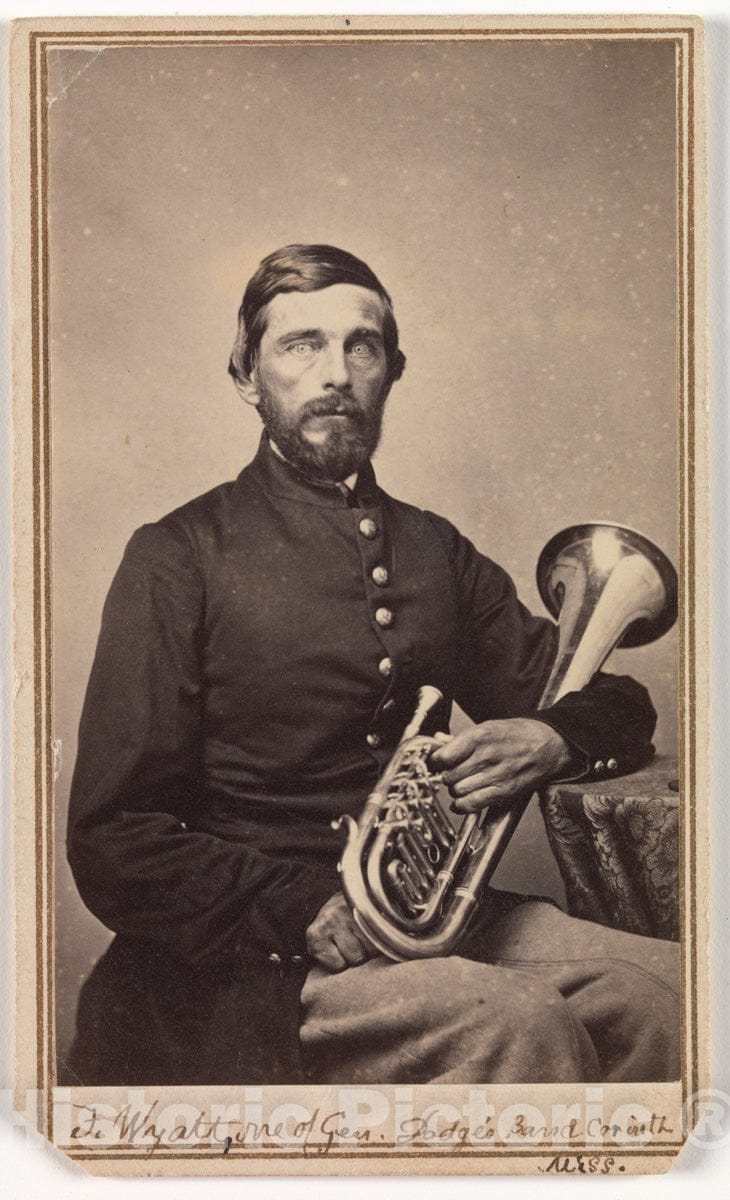 Photo Print : George W. Armstead - Frank Wyatt, One of General Dodge's Band, Corinth, Mississippi : Vintage Wall Art