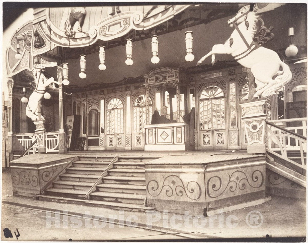 Photo Print : Eugène Atget - Fête, Avenue de Breteuil : Vintage Wall Art