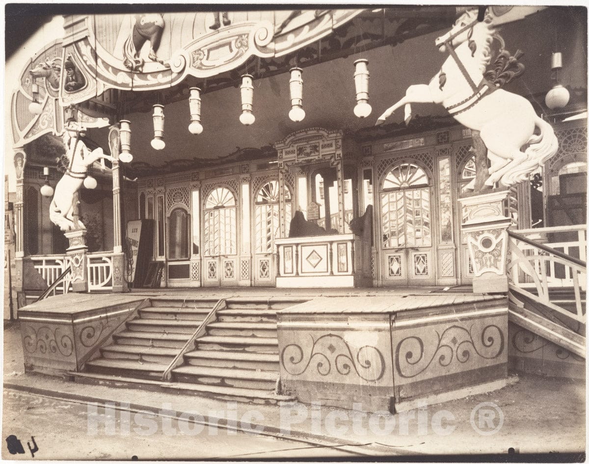 Photo Print : Eugène Atget - Fête, Avenue de Breteuil : Vintage Wall Art