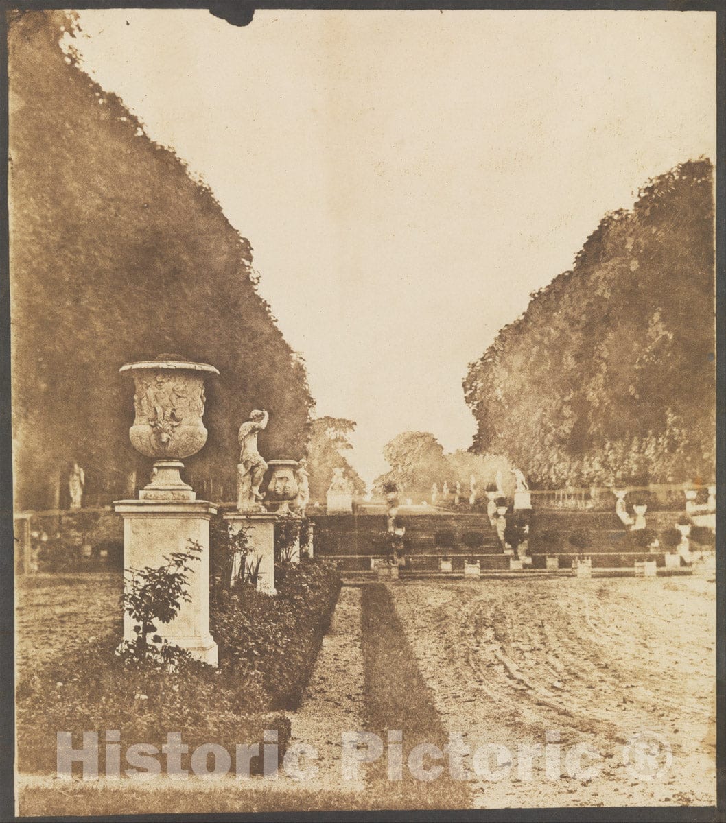 Photo Print : Henri Victor Regnault - Gardens of Saint-Cloud : Vintage Wall Art