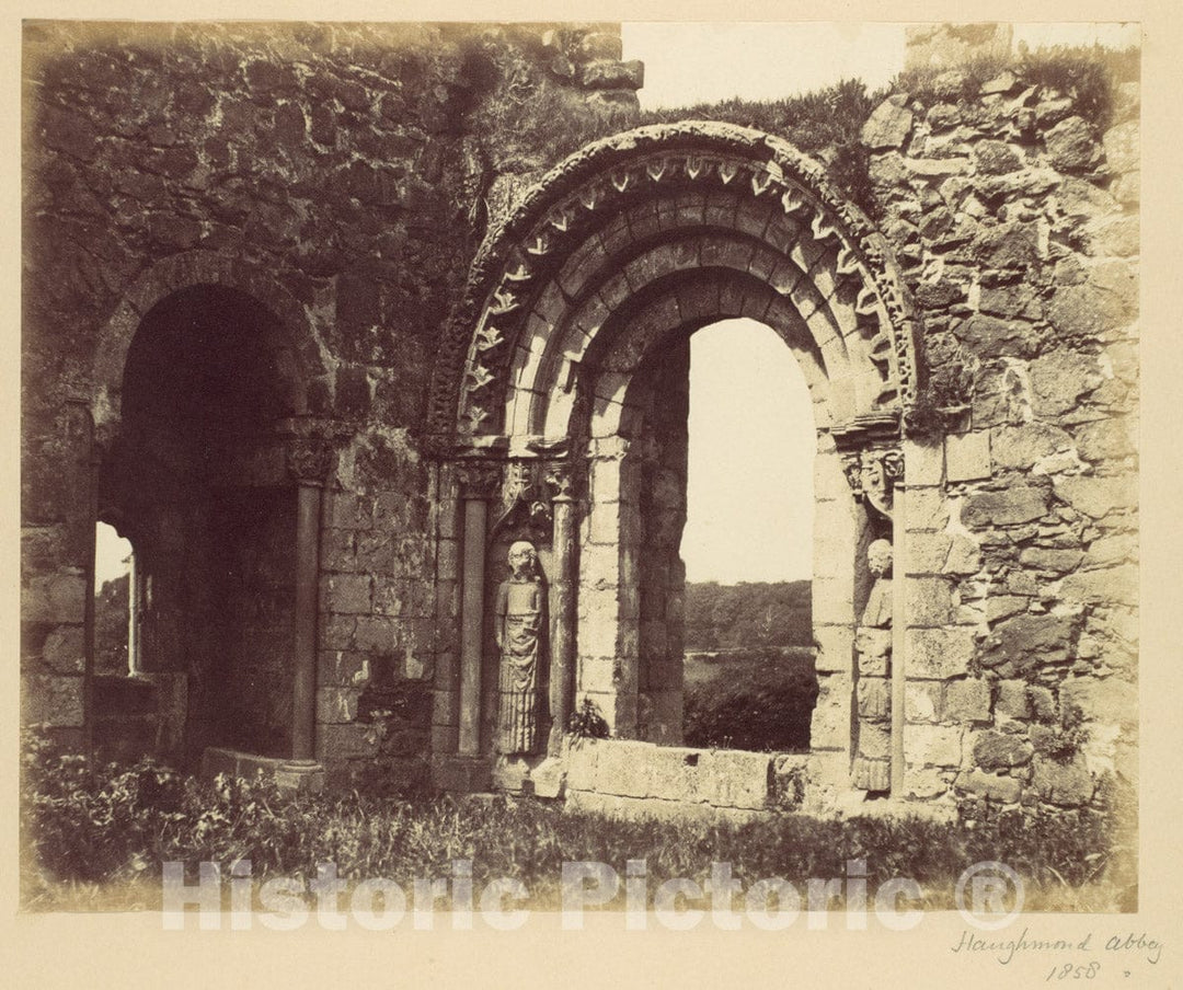 Photo Print : Alfred Capel Cure - Haughmond Abbey : Vintage Wall Art