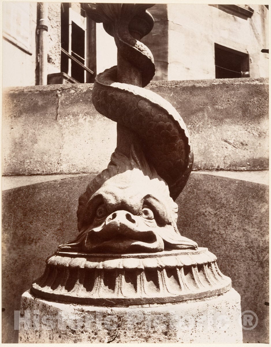 Photo Print : Eugène Atget - Fontaine, Sceaux : Vintage Wall Art