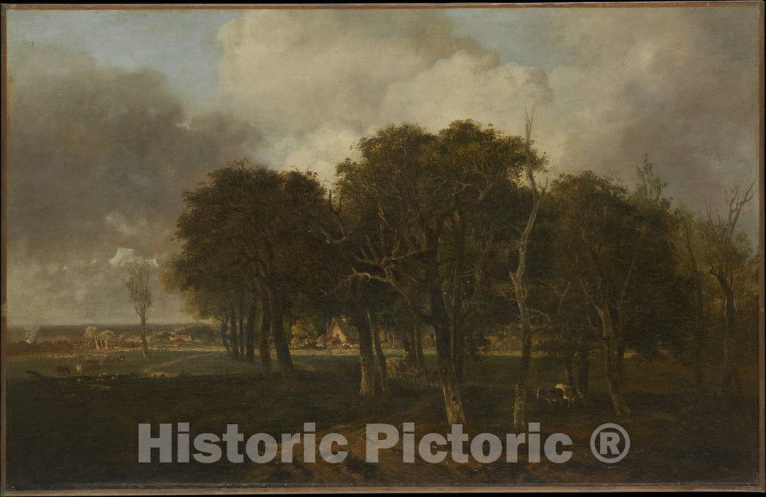 Art Print : John Crome - Hautbois Common, Norfolk : Vintage Wall Art