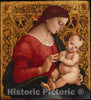 Art Print : Luca Signorelli (Luca d'Egidio di Luca di Ventura) - Madonna and Child : Vintage Wall Art