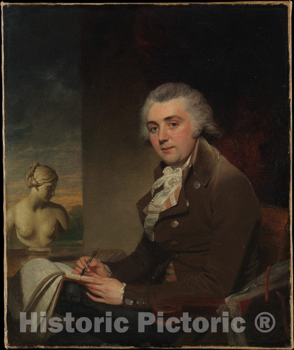 Art Print : Sir William Beechey - Edward Miles (1752–1828) : Vintage Wall Art