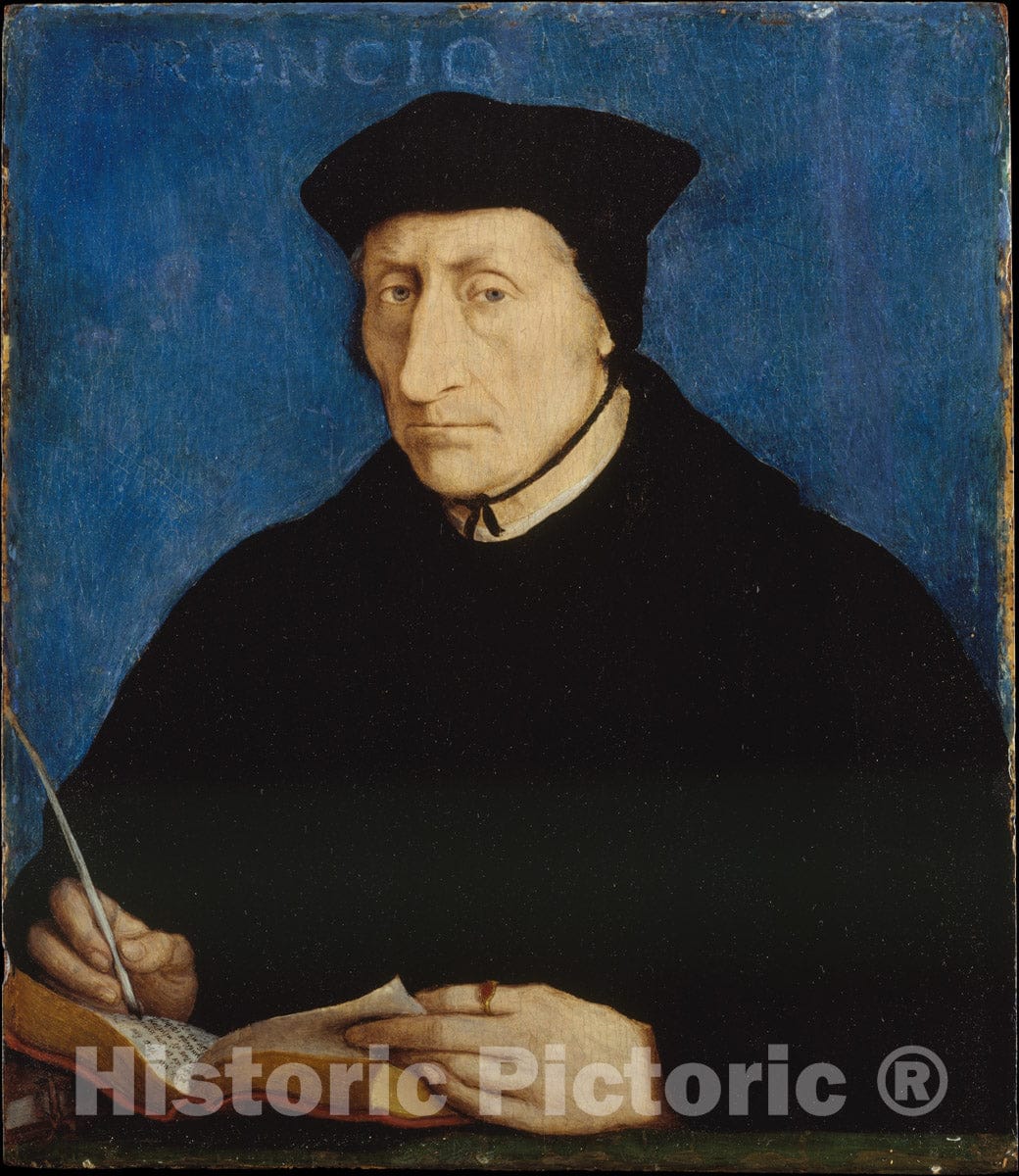 Art Print : Jean Clouet - Guillaume Budé (1467–1540) : Vintage Wall Art