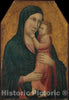 Art Print : Italian (Florentine or Paduan) Painter (Cheyo da Firenze?) - Madonna and Child : Vintage Wall Art