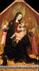 Art Print : Giovanni di Paolo (Giovanni di Paolo di Grazia) - Madonna and Child with Two Angels and a Donor : Vintage Wall Art