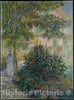 Art Print : Claude Monet - Camille Monet (1847–1879) in The Garden at Argenteuil : Vintage Wall Art
