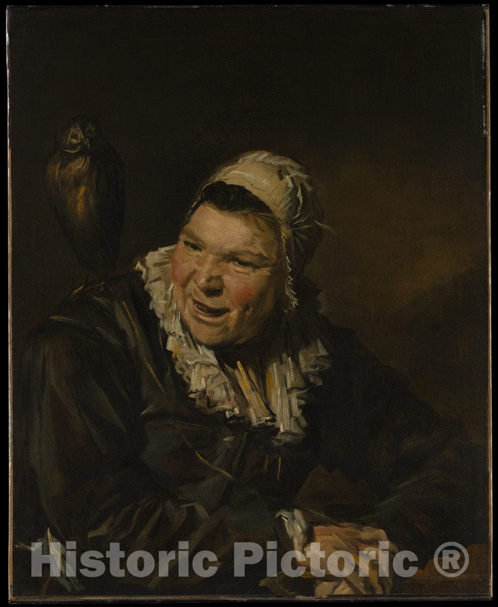 Art Print : Style of Frans Hals - Malle Babbe : Vintage Wall Art