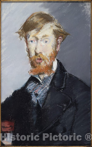 Art Print : Édouard Manet - George Moore (1852–1933) : Vintage Wall Art