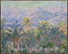 Art Print : Claude Monet - Palm Trees at Bordighera : Vintage Wall Art