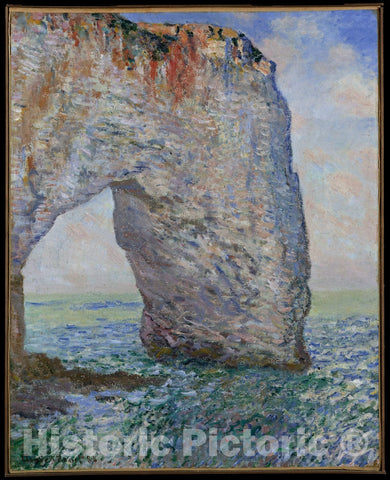 Art Print : Claude Monet - The Manneporte Near Étretat : Vintage Wall Art