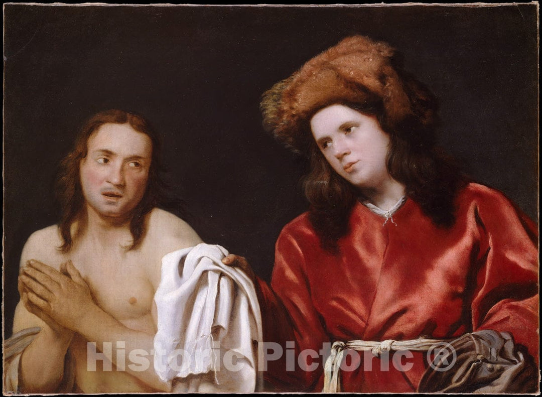 Art Print : Michiel Sweerts - Clothing The Naked : Vintage Wall Art