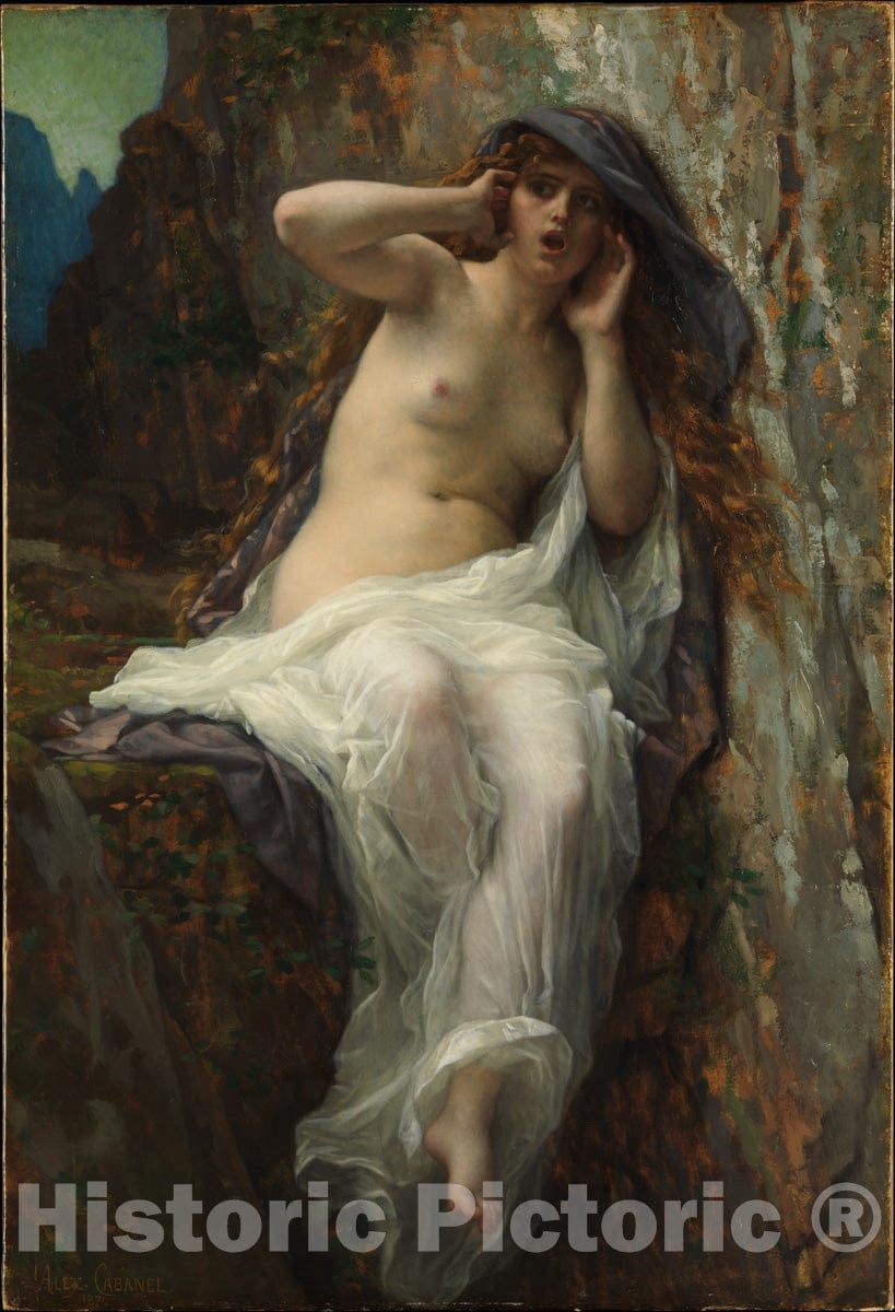 Art Print : Alexandre Cabanel - Echo : Vintage Wall Art