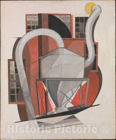 Art Print : Charles Demuth - Machinery : Vintage Wall Art