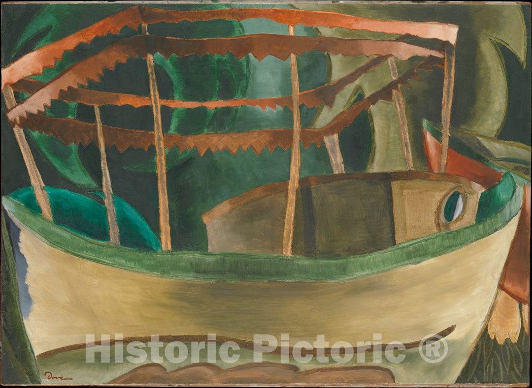 Art Print : Arthur Dove - Fishboat : Vintage Wall Art