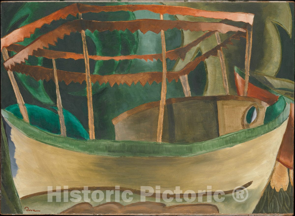Art Print : Arthur Dove - Fishboat : Vintage Wall Art
